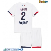 Maglie da calcio Paris Saint-Germain Achraf Hakimi #2 Seconda Maglia Bambino 2025-26 Manica Corta (+ Pantaloni corti)